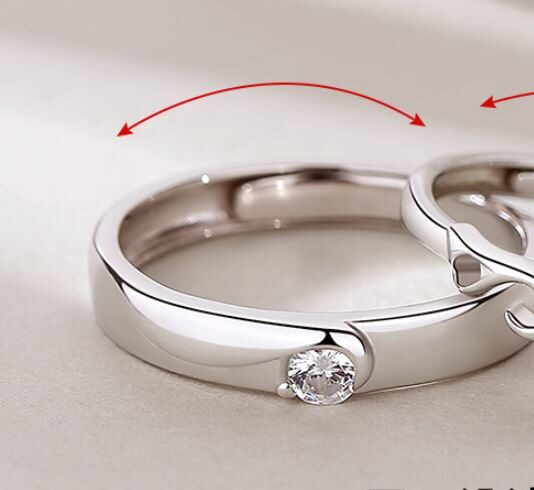 Versatile Men And Women Pair Rings Fashion Accessories