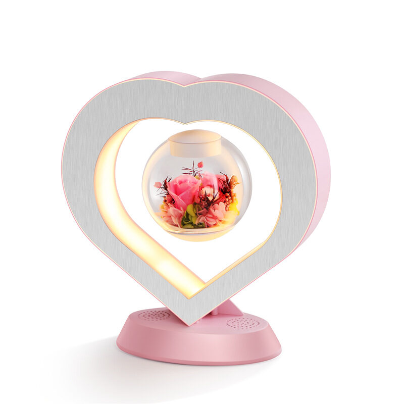 Valentines Day Gift Heart Floating Table LED Night