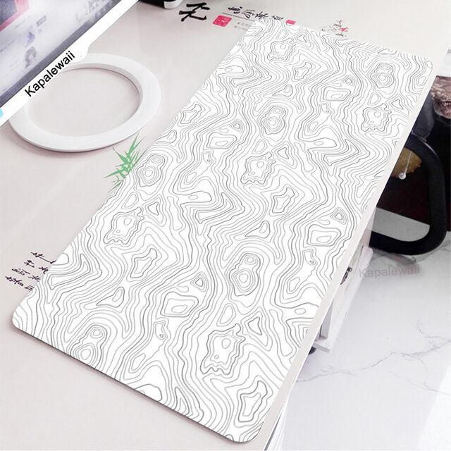 Black And White Desk Mat Gaming Mouse Pad