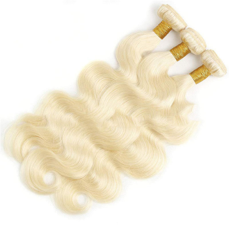 Simulated Human Hair Body Wave Curtain 613 Wig
