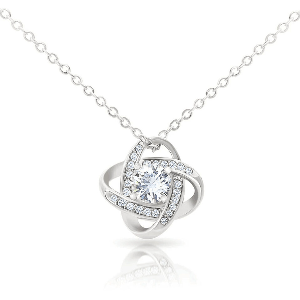 New Eternal Heart Clover Necklace Pendant Mother's Day