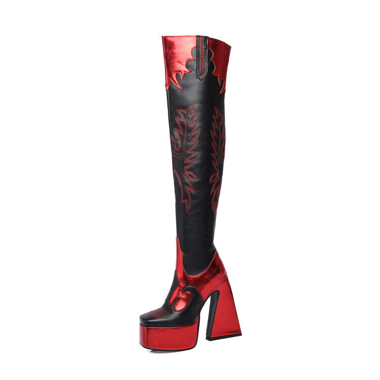 Autumn Boots With Thick Heels And High