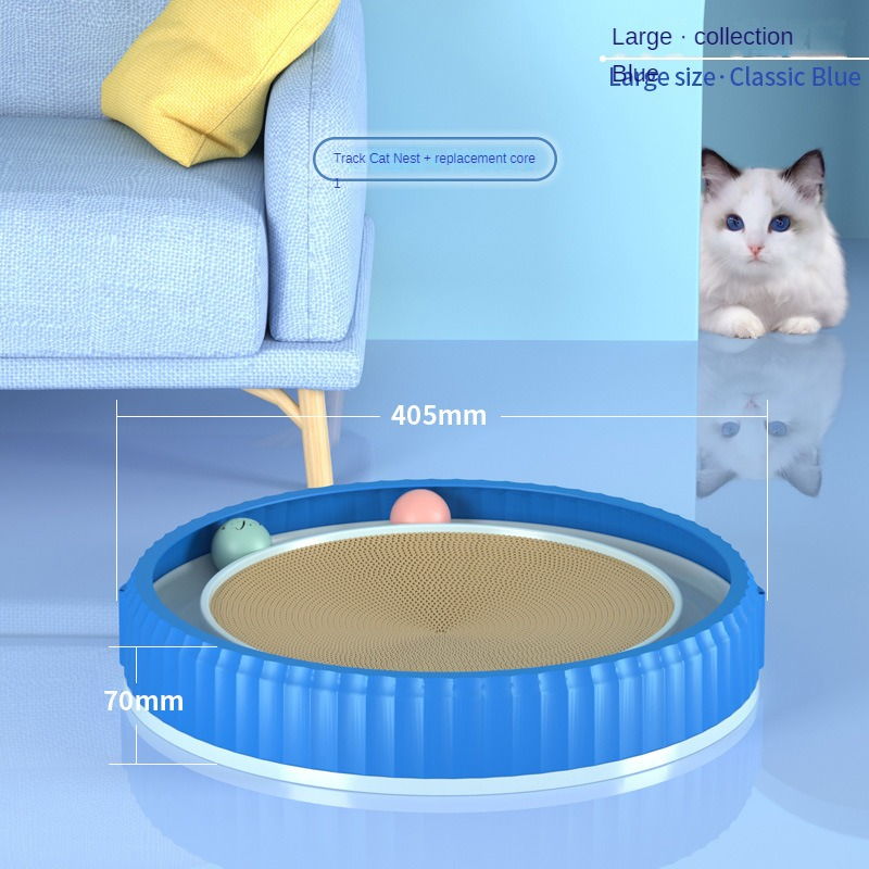 NEW Round Cat Scratching Board Wear-resistant Anti-scratch Claw
