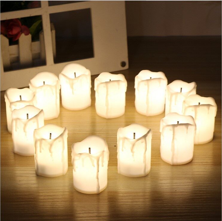 Candle Tears LED Electronic Wedding Bar Decorative Christmas