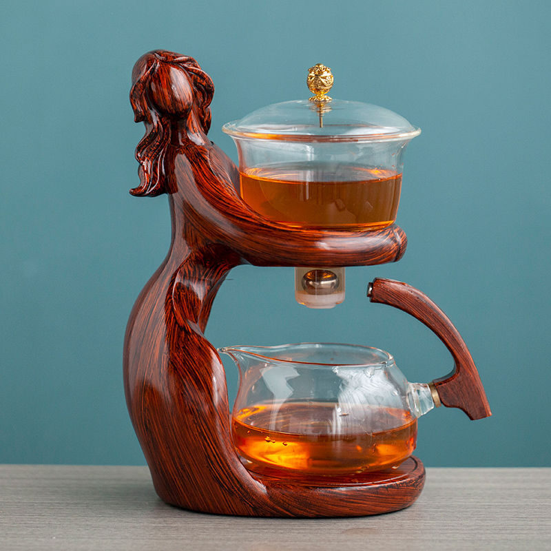 Maid Semi-automatic Tea Set Making Kungfu Teapot Automatic
