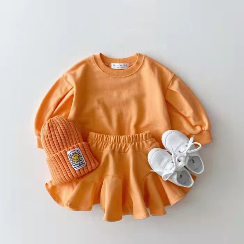 Fashionable Clothing Suit Baby Leisure Children's Candy Color