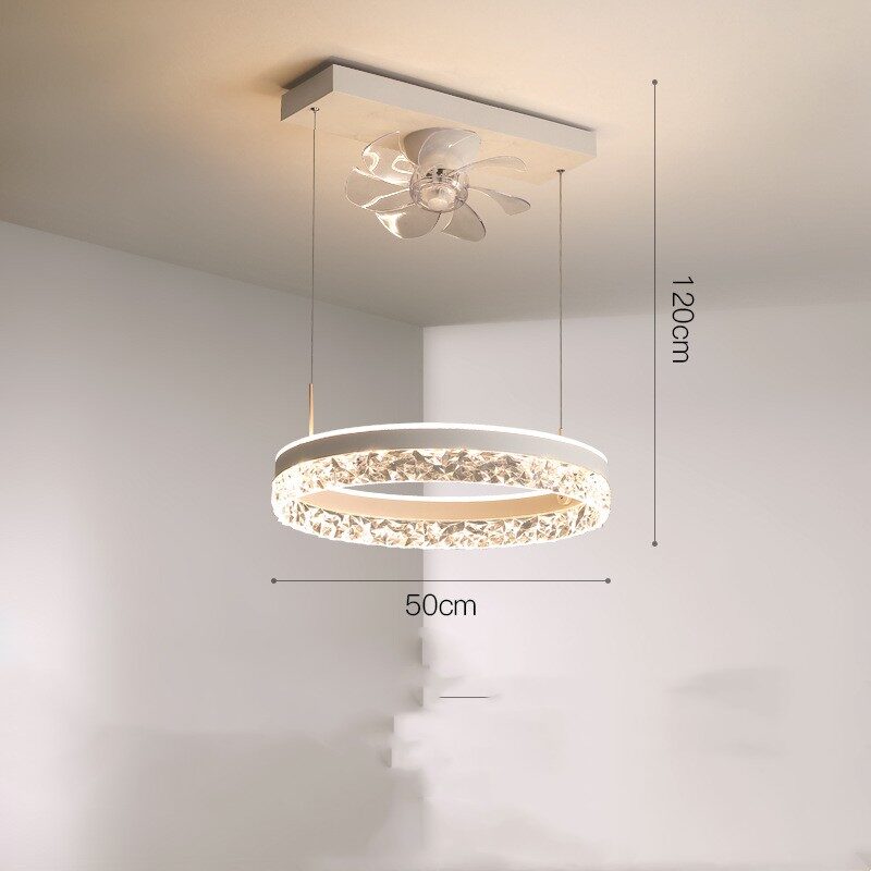 The New Ceiling Light Invisible Fan Scandinavian Luxury
