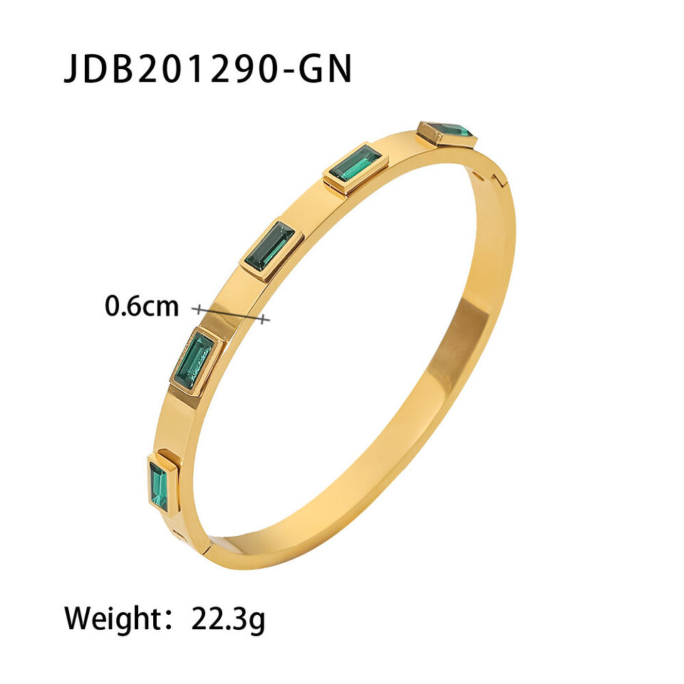 Fashionable And Versatile Gold-plated Stainless Steel Bracelets