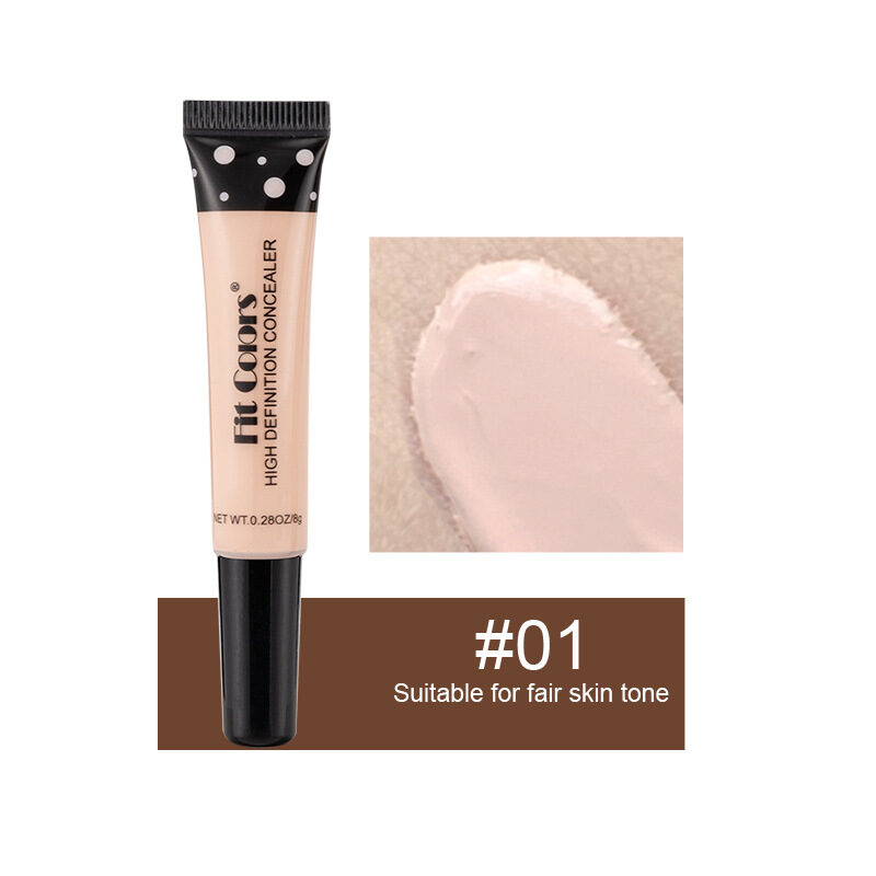 8-color Hose Concealer Repair Nourishing Liquid Foundation Dark