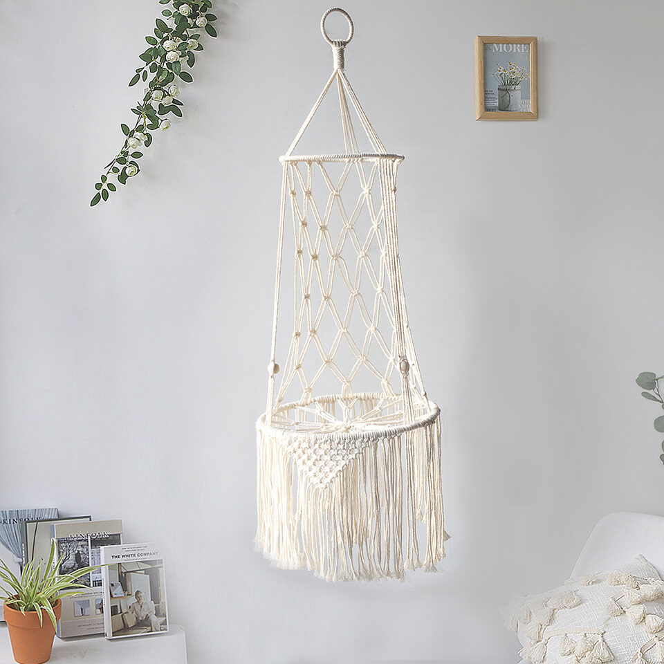 Macrame Hanging Pet Bed Cat Hammock Wall Bed-Pet