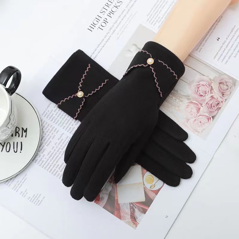Deerskin Velvet Gloves Autumn And Winter Warm Essential