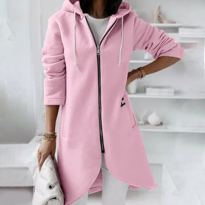 Hoodie Sweatshirt Zipper Hooded Long Sleeve Sweater