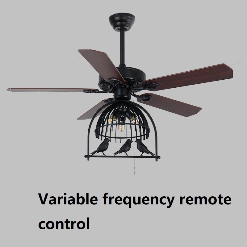 Retro Industrial Fan Lamp Ceiling