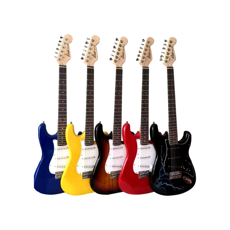 Genuine Electric Guitar ST Lightning Style Multi-color Optional