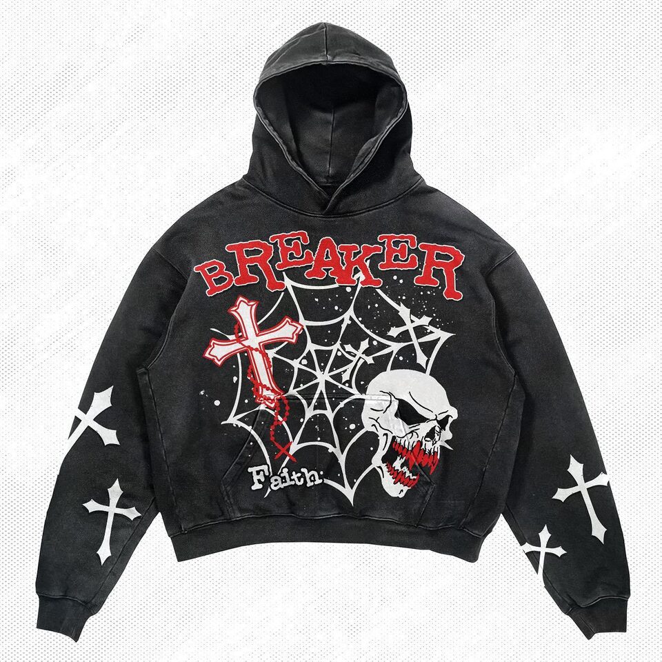 New Skull Design Hoodie Long-sleeved