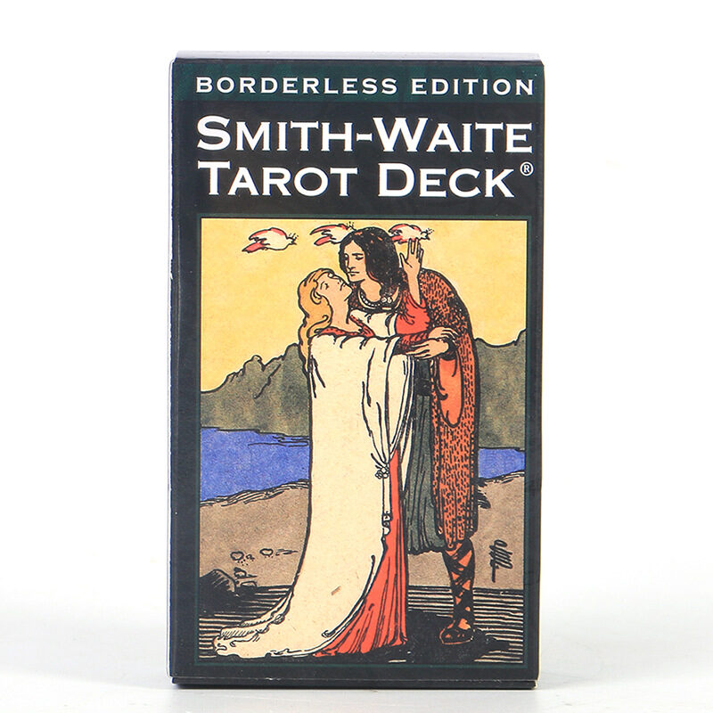 Borderless Waite Tarot Cards Oracle Card Visual Game