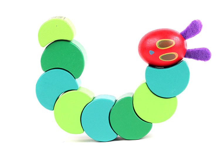 Wooden Toys Worm Hunger Educational