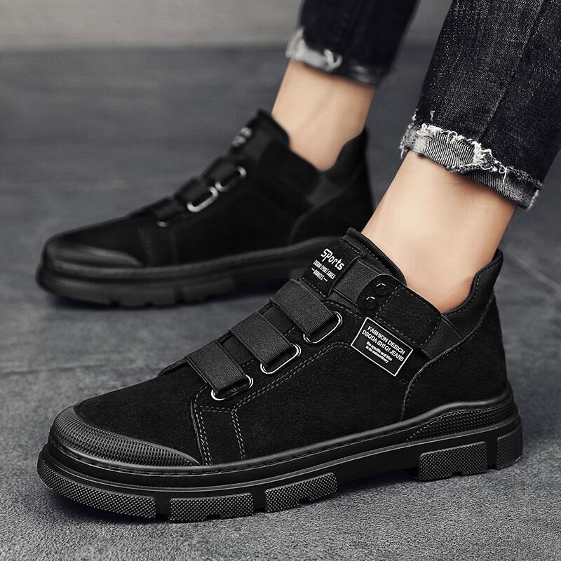 Sneakers Men Sports Shoes Elastic Band Flats