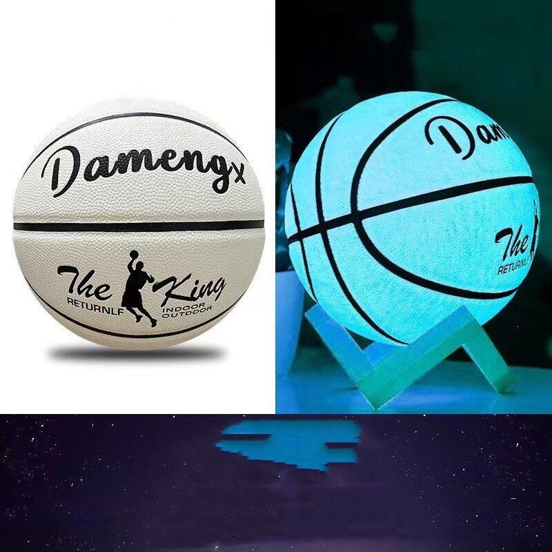 Luminous Basketball PU Soft Leather Outdoor Wear-resistant