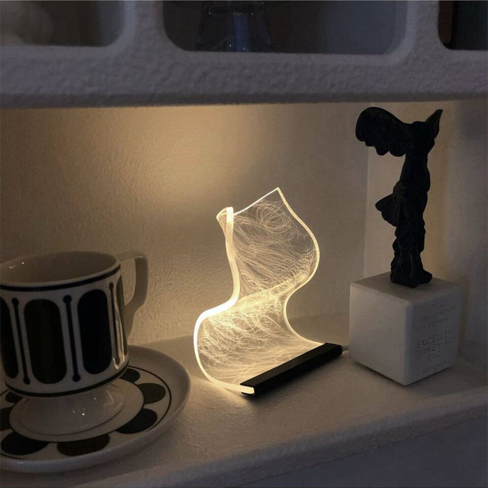 Warm High Appearance Level Bedside Lamp Small Night