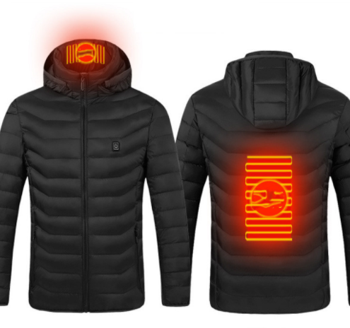 New Heated Jacket Coat USB Electric Cotton Heater