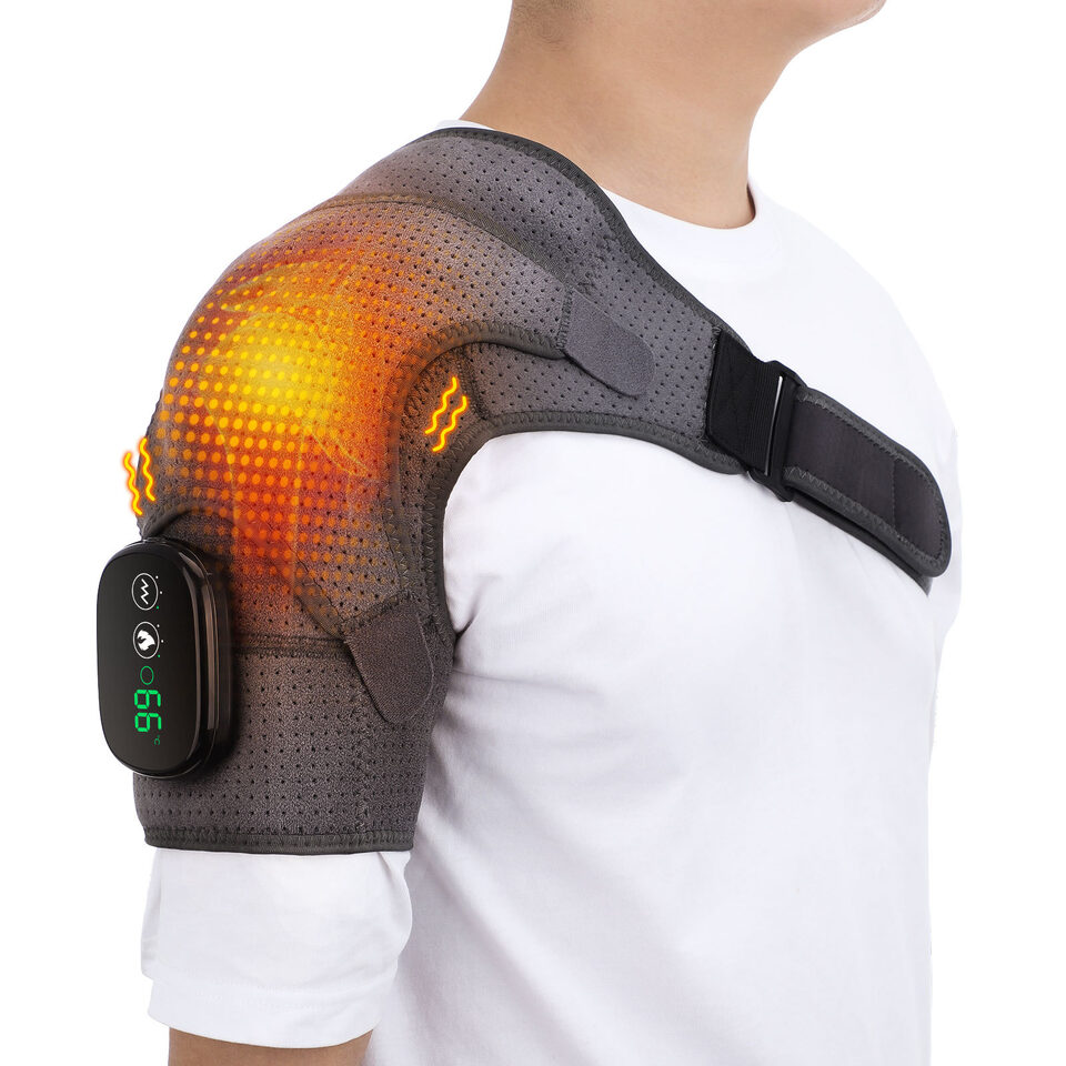 USB Rechargeable Convenient Electric Heating Shoulder Massage Heated