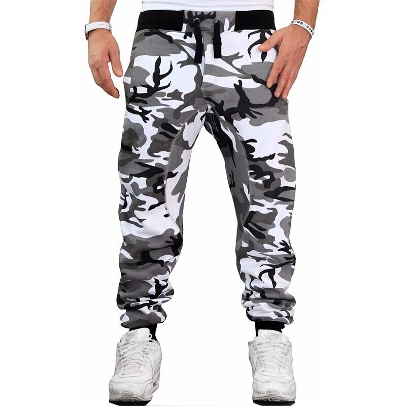 Camouflage Pants Men Hip Hop Casual Loose Trousers
