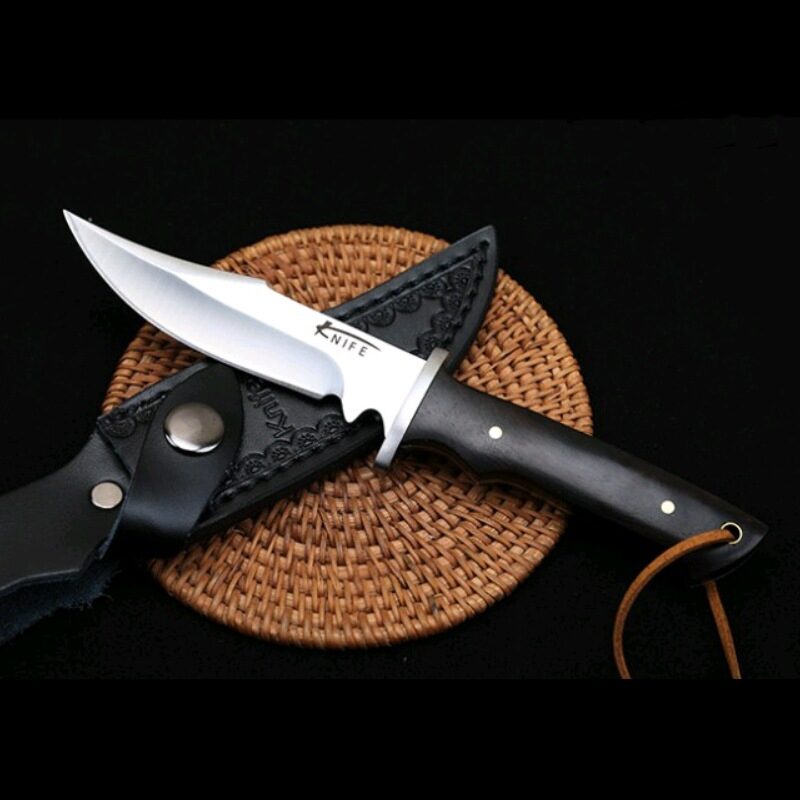 Mini Straight Knife Camping Hunting Fishing Diving Outdoor