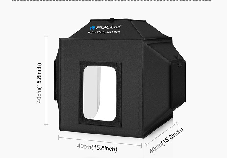 40cm Small Studio LED Folding Product Photo Light