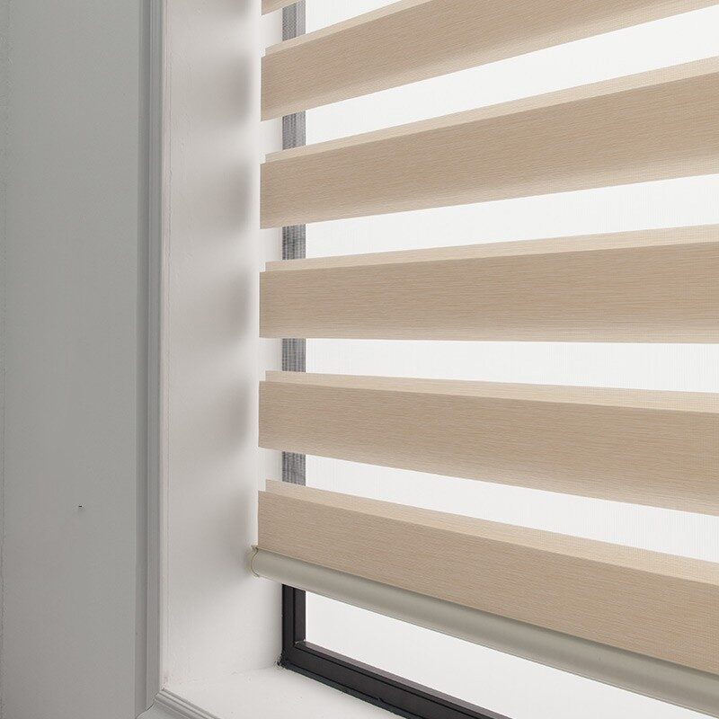 Soft Gauze Curtain Semi-Shading Rolling Roll-Up Electric Zebra