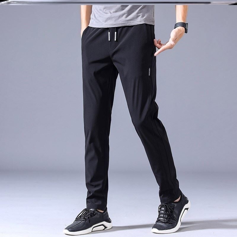 Drawstring Trousers Thin Casual Pants Korean Version Loose
