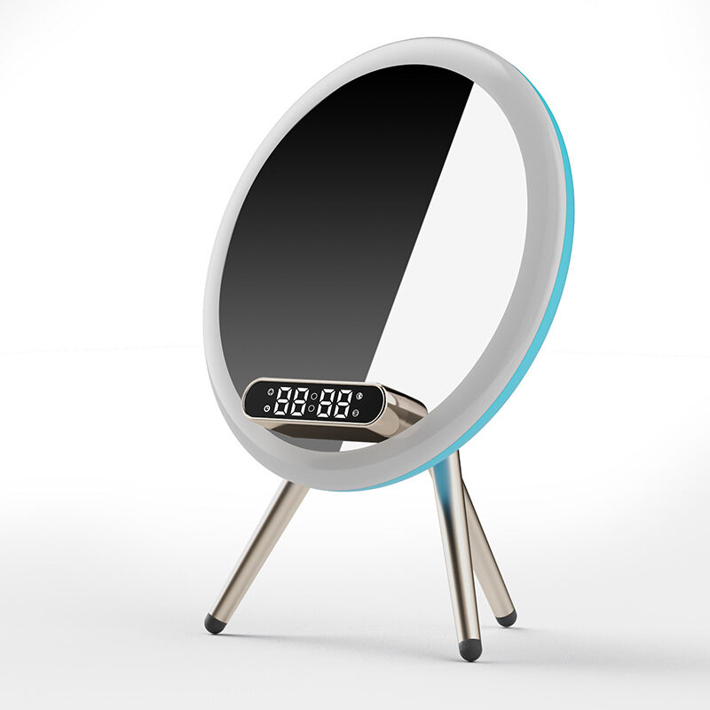 New Multi -function LED Mirror Alarm Clock Wireless