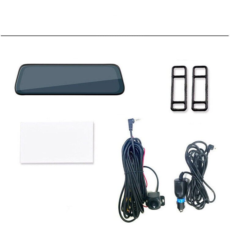 Streaming Dashcam HD Rearview Mirror Dual Lens Reversing