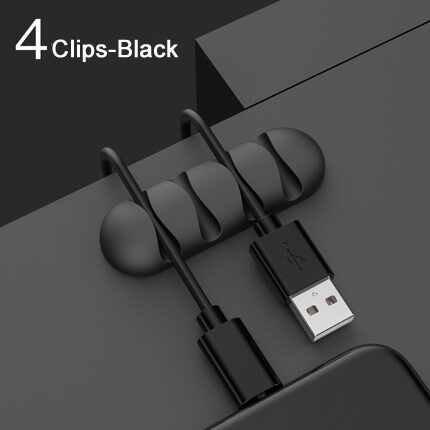Smart Cable Holder Silicone Flexible Winder Wire Organizer