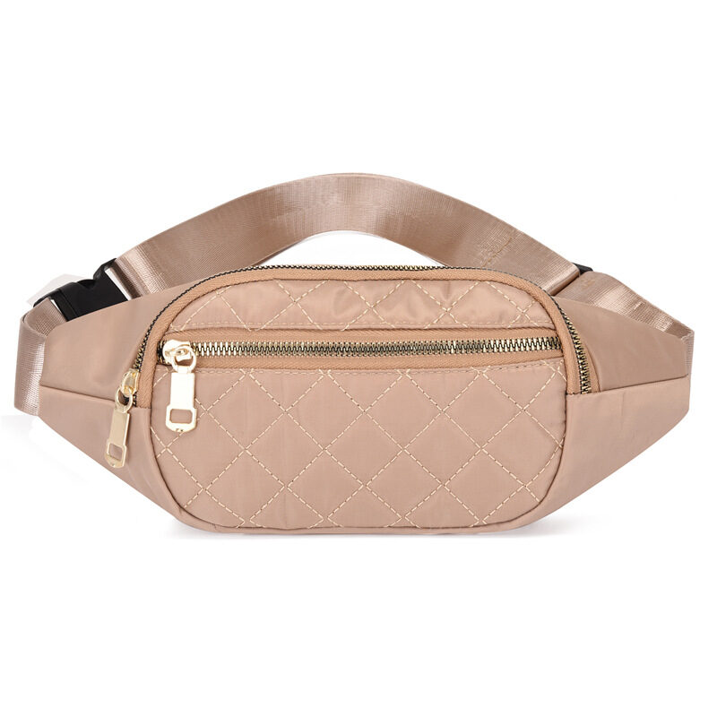 Rhombus Fanny Packs For Women Crossbody Waist Bags