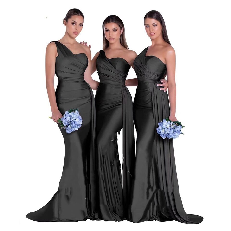 Plus Size Fat MM Mermaid One Shoulder Elegant