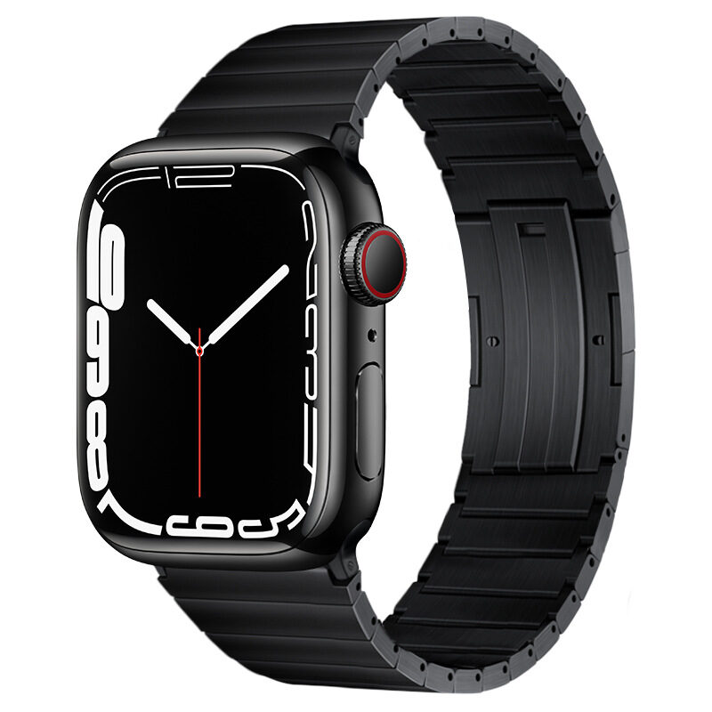 Watch Strap With A Bead Of Pure Titanium