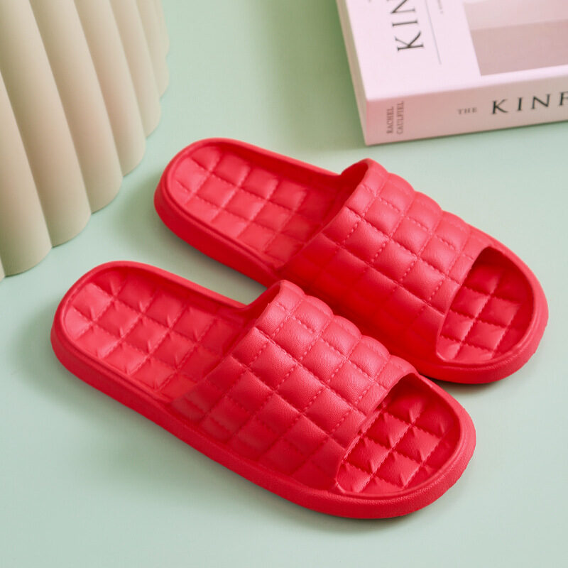 Couple Summer Slippers Bathroom Non-Slip Home Shoes Men
