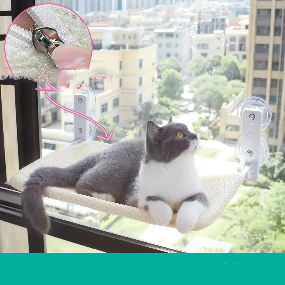 Cat Suction Cup Window Glass Hammock Pet Pets