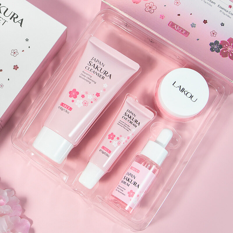 Sakura Skin Care Set 4-piece Cleansing Eye Cream