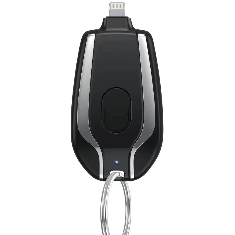 Keyring Charging Bank Wireless Portable 1500 Mah Emergency