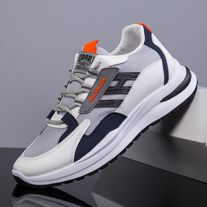 New Sneakers Men's Flying Weaving Mesh Surface Breathable