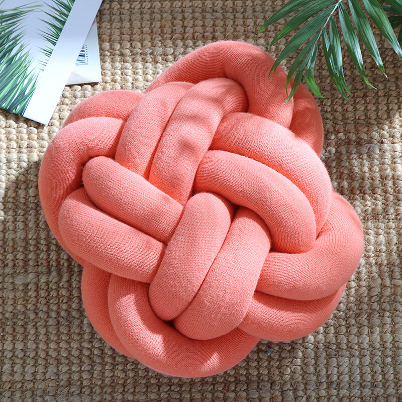 Sofa Pillow Office Nap Craft Knot Throw