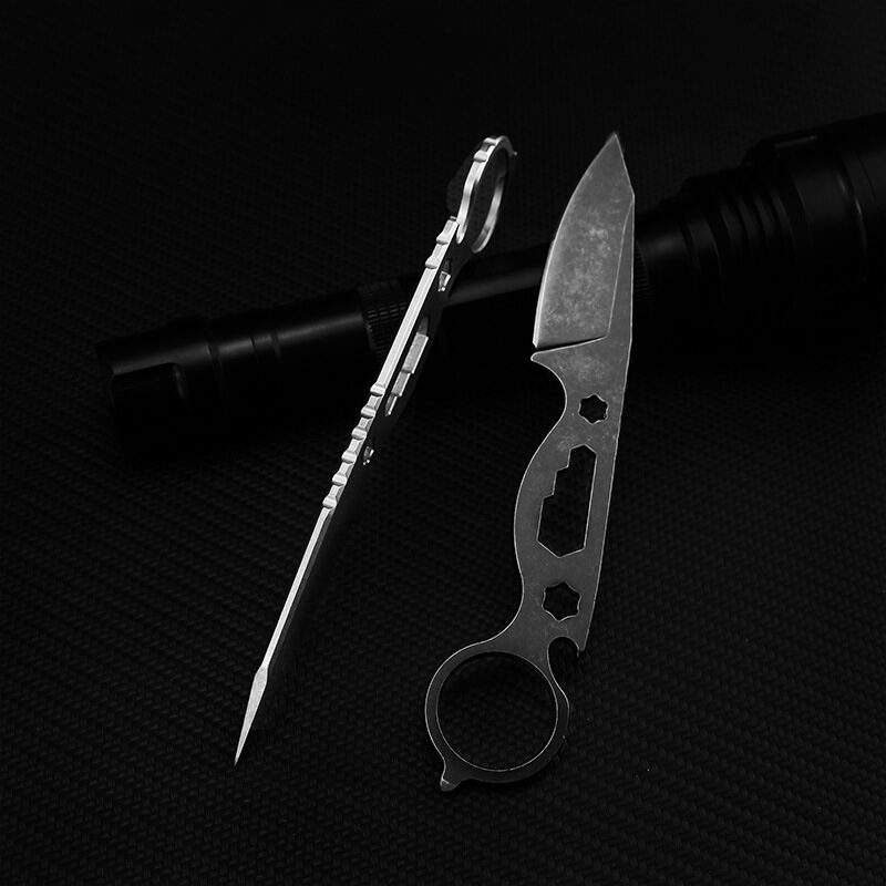 Wilderness Survival Small Straight Knife Hunting Pocket