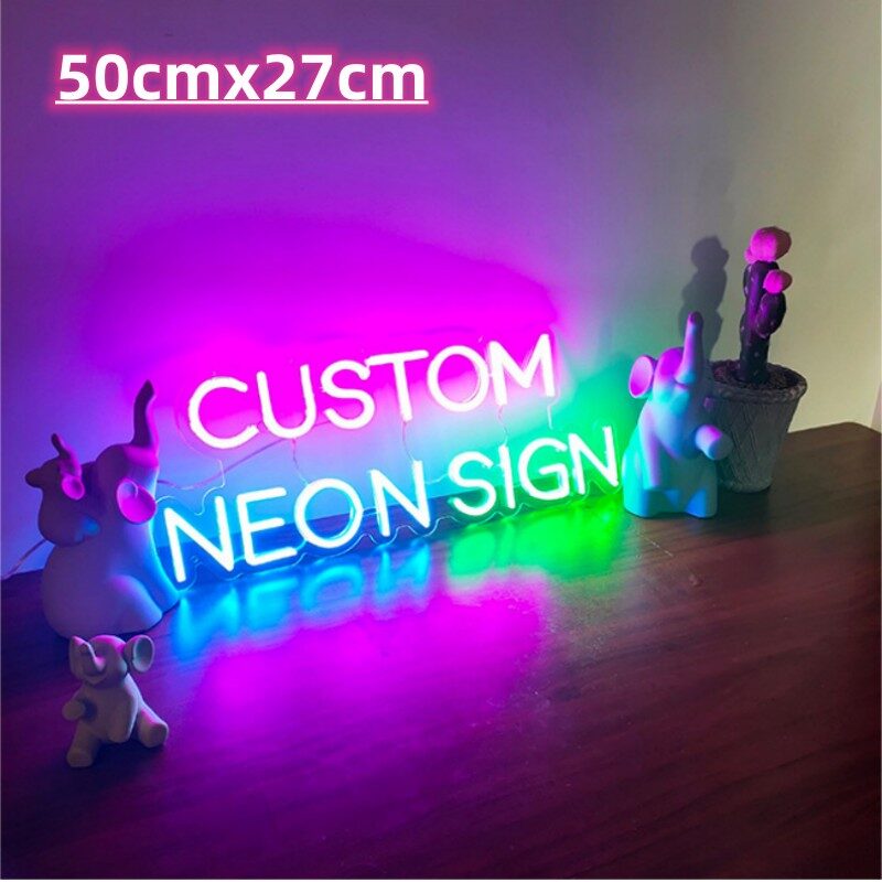 Colorful Neon Letter Modeling Light Sign DIY