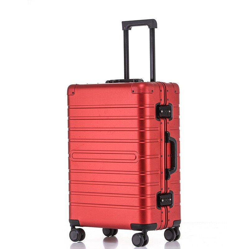 All Aluminum Magnesium Alloy Trolley Case Universal Wheel