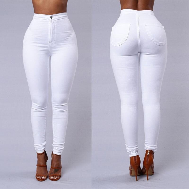 Casual Pants For Women High Waist Stretch Slim