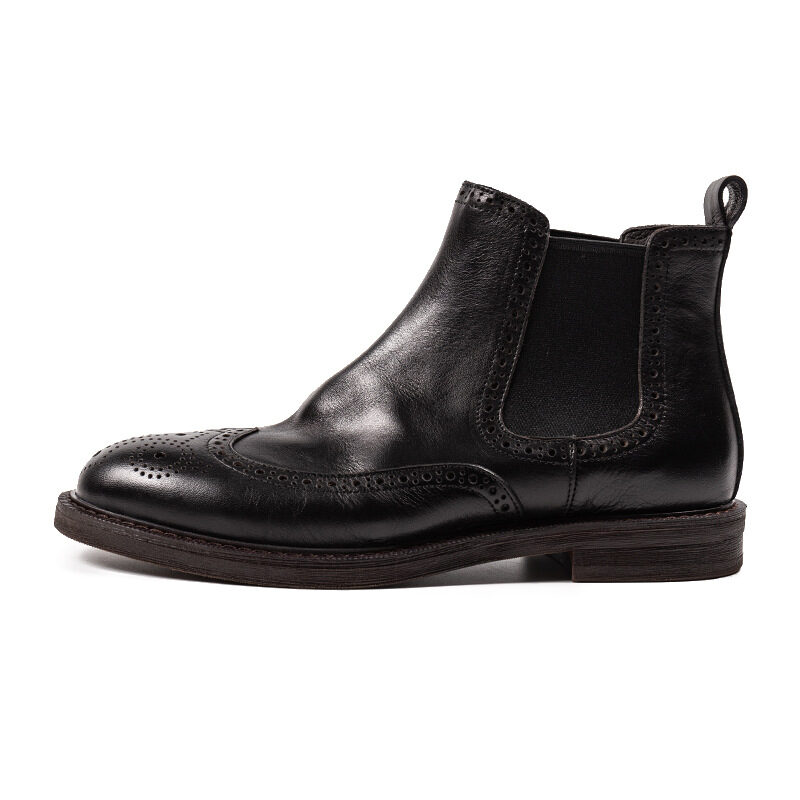New Boots Brogue Carved Leather Shoes For Men