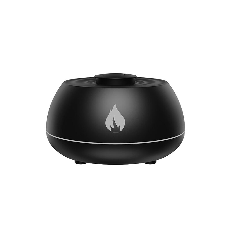 Flame Humidifier Aromatherapy Diffuser 7 Colors Light Home