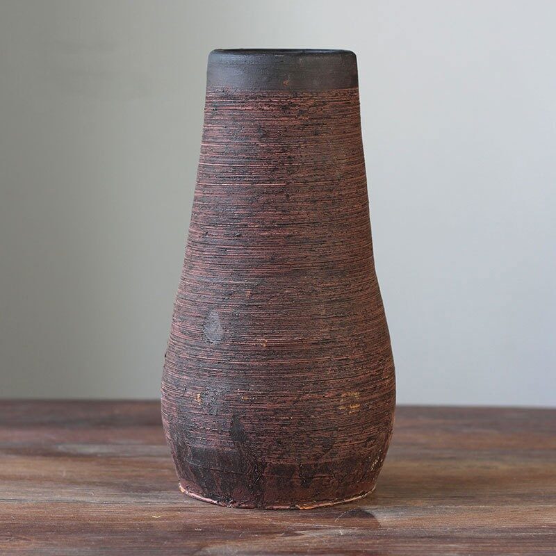 Ceramic Old Vases In The Living Room